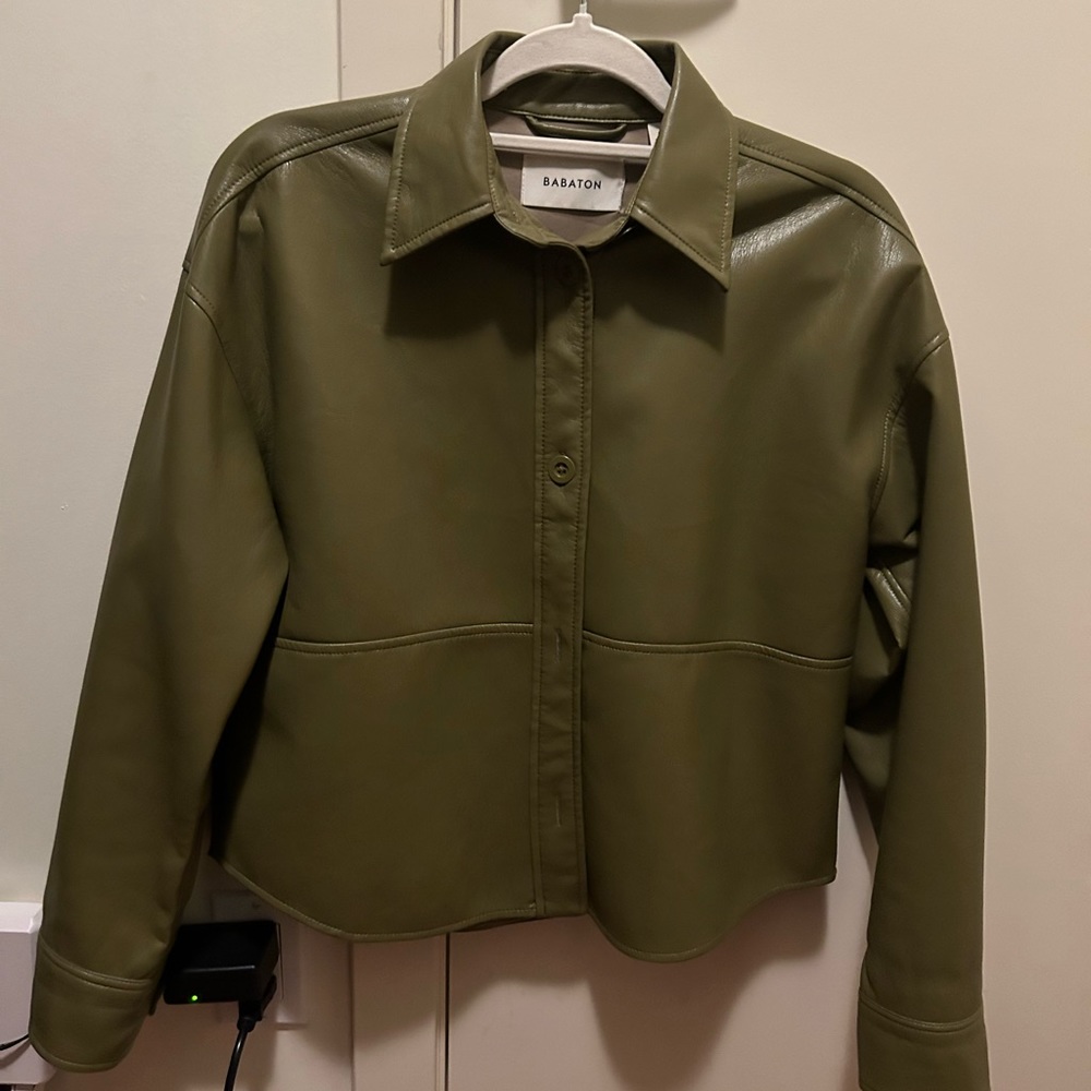 Aritzia Babaton Pelli Hip Shirt Jacket